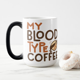 Mug Magic Graphique du groupe sanguin Café pour le cadeau d'
