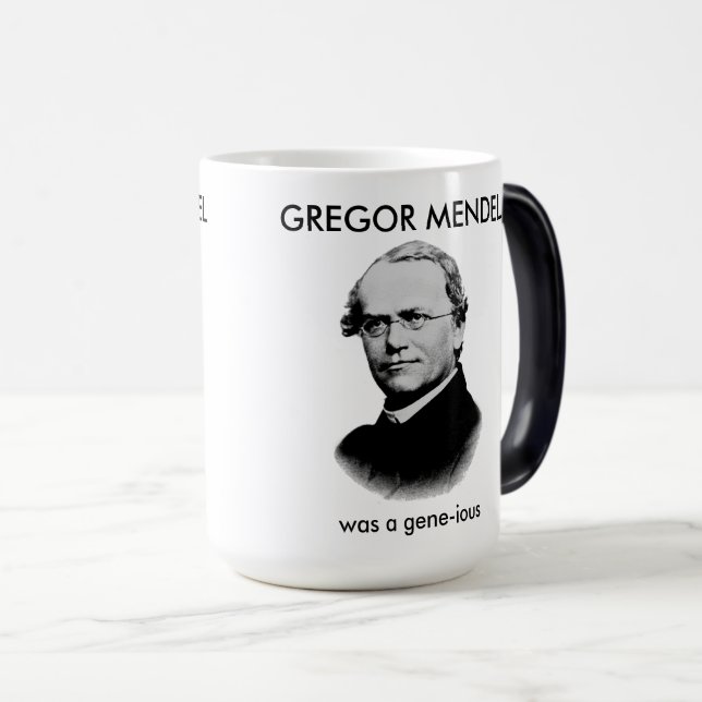 Mug Magic Gregor Mendel était un Génie-ieux (Devant droit)