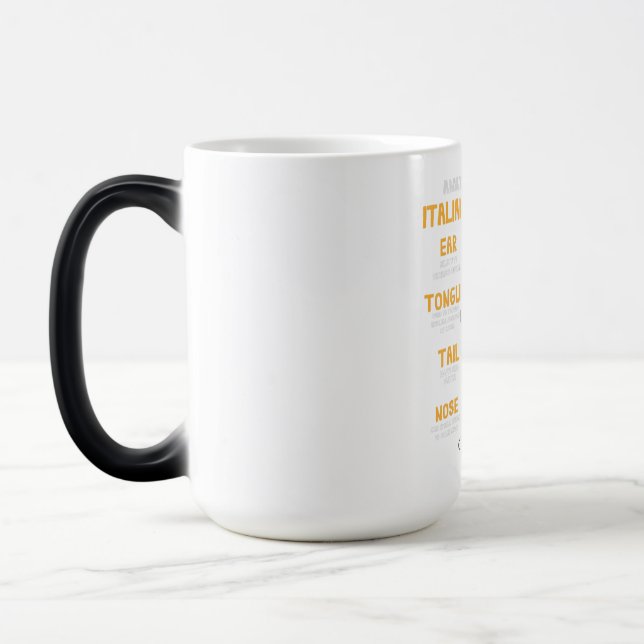 Mug Magic Greyhound Anatomy Funny Dog Maman Poison (Gauche)