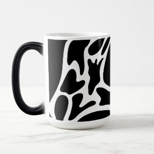 Mug Magic Gribouillages Noir et blanc 2 sur 8 Abstrait