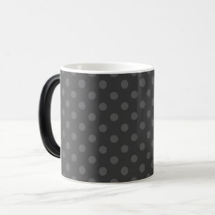 Mug Magic Gris à pois , À pois , Noir et blanc