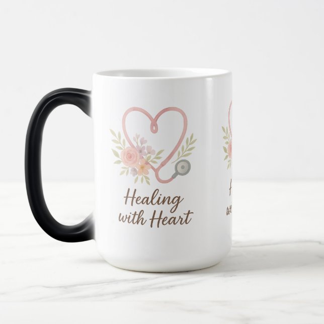 Mug Magic Guérison avec cœur (Gauche)