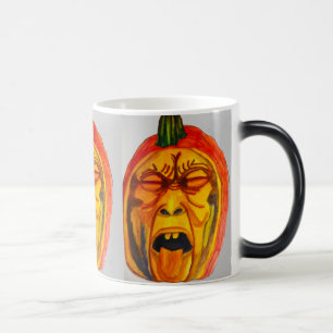MUG MAGIC HALLOWEEN EERIE CITROUILLE FACE