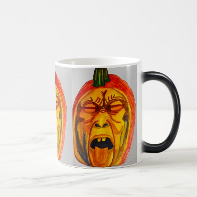 MUG MAGIC HALLOWEEN EERIE CITROUILLE FACE (Droite)