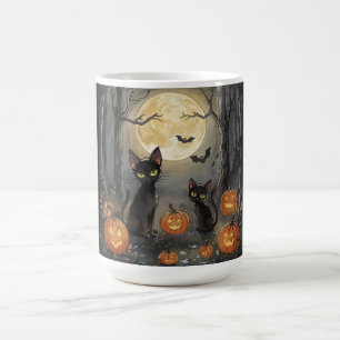 Mug Magic Halloween,Le Chat de la Sorcière et ses Copains de