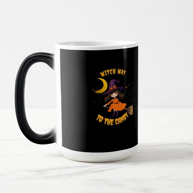 Mug Magic halloween mauvaises sorcières vibes citrouilles (Gauche)