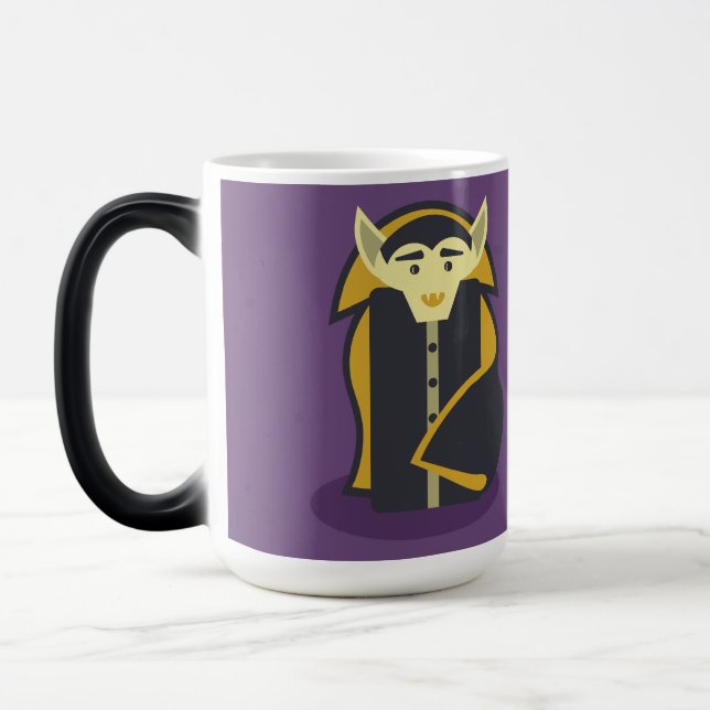 Mug Magic Halloween Squelette Dracula Mummy Griffe Reaper (Gauche)