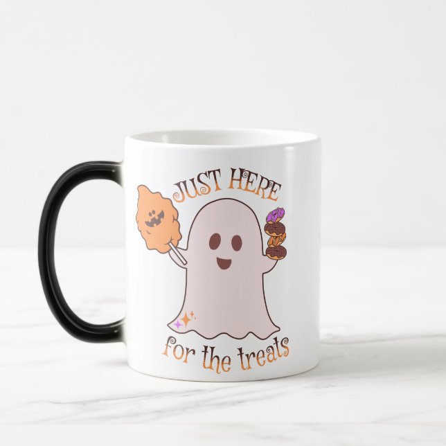 Mug Magic Halloween Traite Ghost et Sweets Party (Gauche)