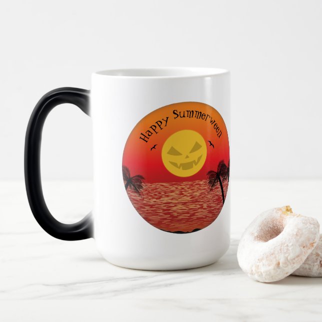 Mug Magic Halloween tropical (Avec donut)