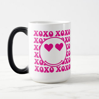 Mug Magic Happy Face, xoxo, valentine, custom mug, cup