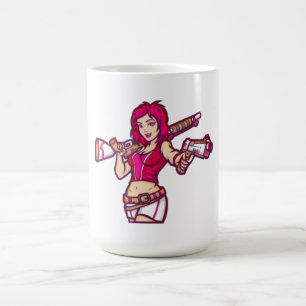 Mug Magic Héroïne de l'action rose