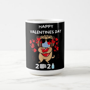 Mug Magic Heureuse Sainte-Valentin de masque de visage du co