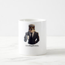 Homme d'affaires Faucon Chargeant Café Focus