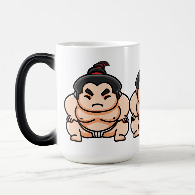 Mug Magic Homme de sumo japonais drôle (Gauche)