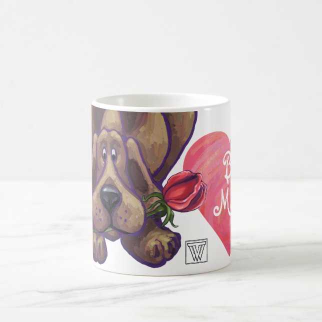 Mug Magic Hound Dog Valentine's Day (Centre)