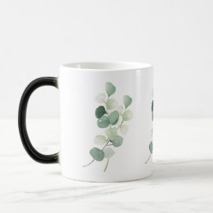 Mug Magic Housse de couette aux feuilles pastel d'eucalyptus