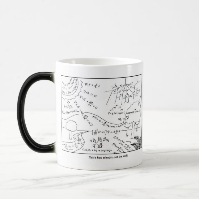 Mug Magic How scientists see the world [RIGHT HANDED] (Gauche)