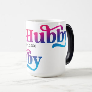 Mug Magic Hubby Couple Mariage Anniversaire personnalisé col