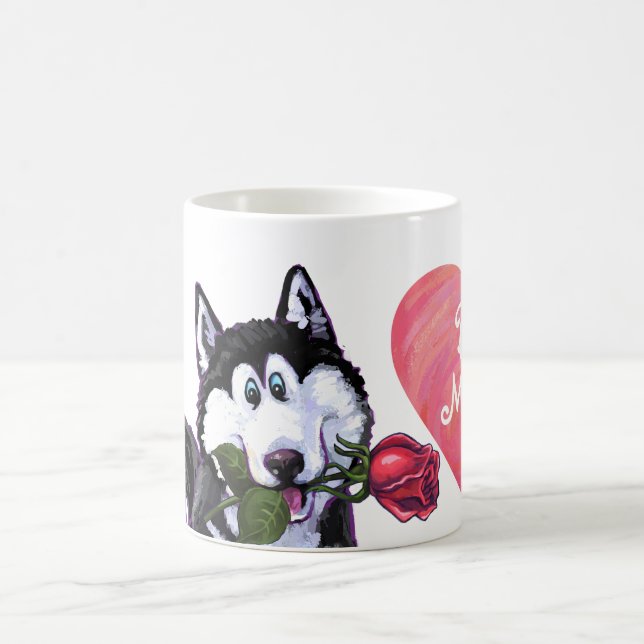 Mug Magic Husky Valentine's Day (Centre)
