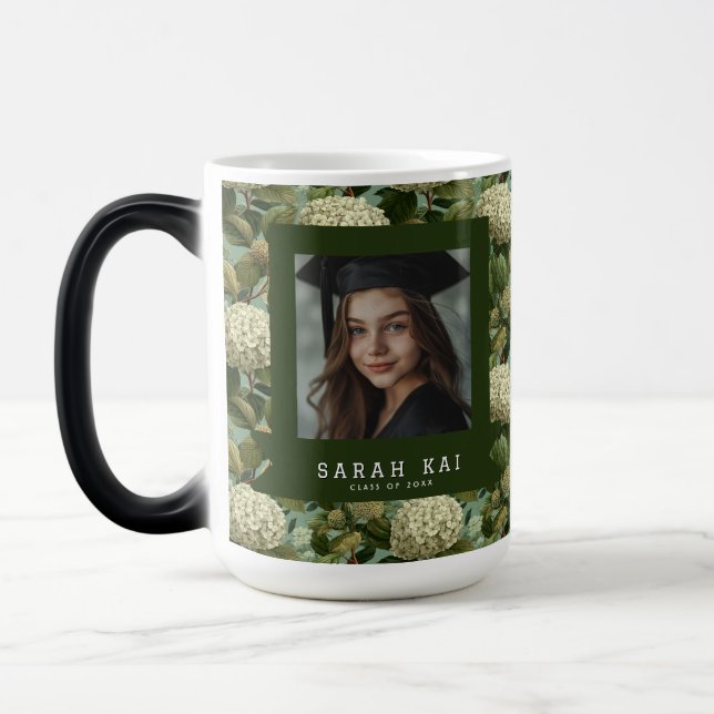 Mug Magic Hydrangea Gras Diplômé de la promotion de (Gauche)