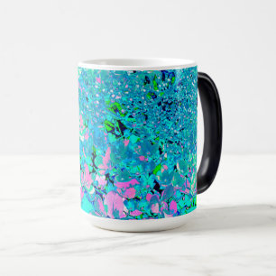 Mug Magic Hydrangea Limelight Rose Et Bleu Élégant