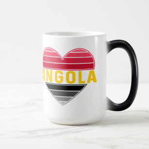 Mug Magic I Love Angola, Coeur angolais