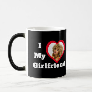 Mug Magic I Love My Girlfriend Base Photo personnalisée