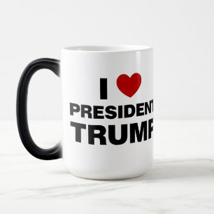 Mug Magic I Love Président Trump Heart