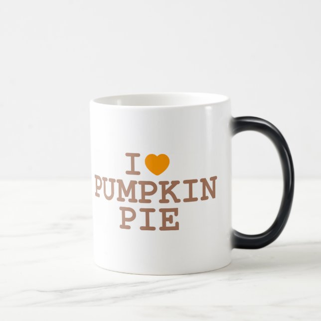 Mug Magic I tarte de citrouille de coeur (Droite)