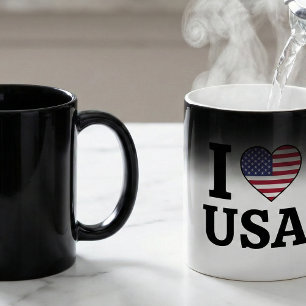 MUG MAGIC "I ❤️ USA"