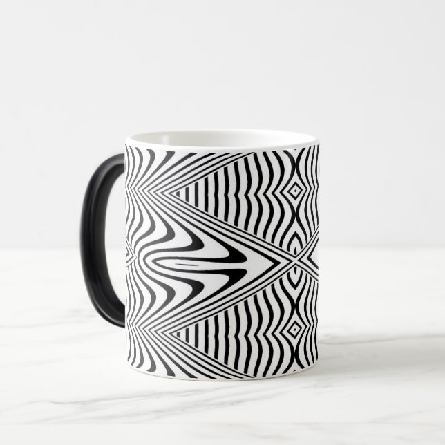 Mug Magic Illusion d'optique 13 Conception abstraite (Devant gauche)