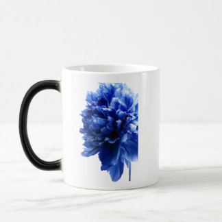 Mug Magic Illustration botanique florale bleue | Nature élég