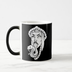 Mug Magic Illustration de la langue gothique de la femme de