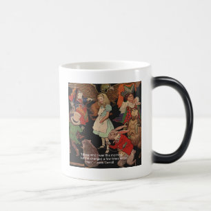 Mug Magic Illustration de Lewis Carroll & Citation sur le Ch