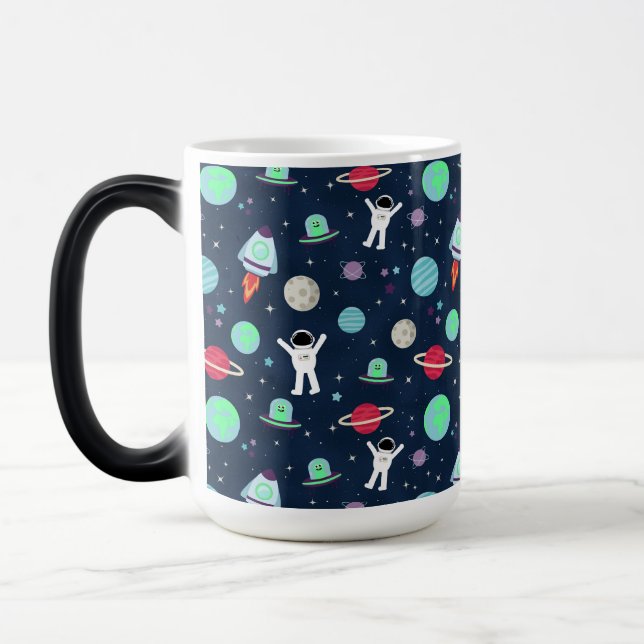 Mug Magic illustration de motif spatial (Gauche)