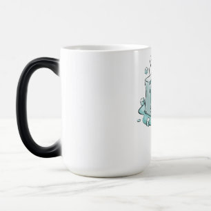 Mug Magic Illustration d'un cube de glace fissuré