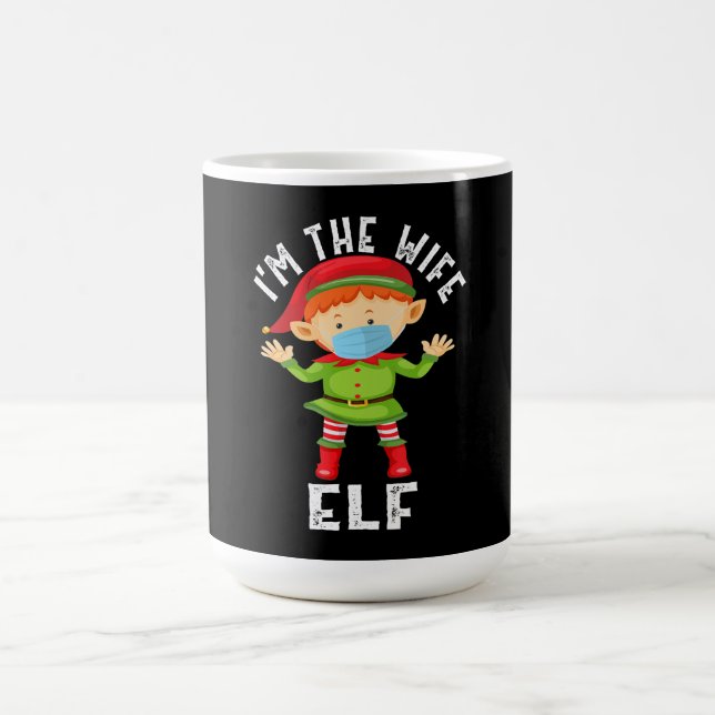 Mug Magic Im La Femme Elf Drôle cadeau de Noël (Centre)