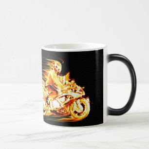 Mug Magic Imaginaire de motocyclette de feu