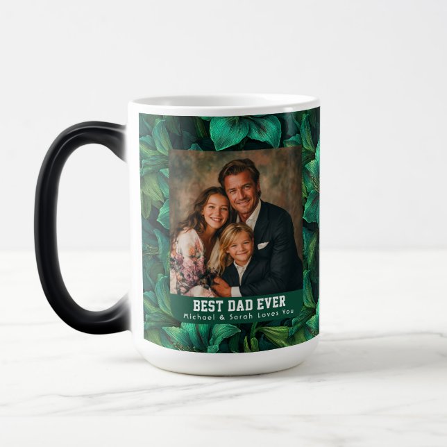 Mug Magic Impression Big Papa Papa Amaryllis verte Unique (Gauche)