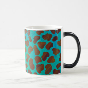 Mug Magic Impression Brown et Turquoise dalmate
