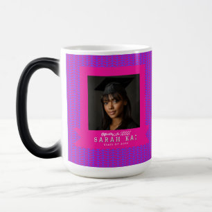 Mug Magic Impression chevron gras Diplômé universitaire