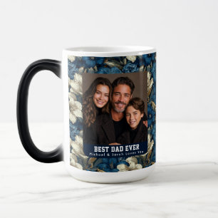 Mug Magic Impression d'amaryllis bleu pour l'anniversaire du