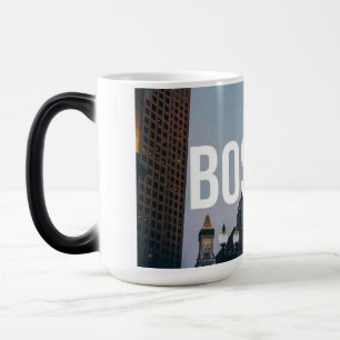 Mug Magic Impression de la ville de Boston vintage - Archite