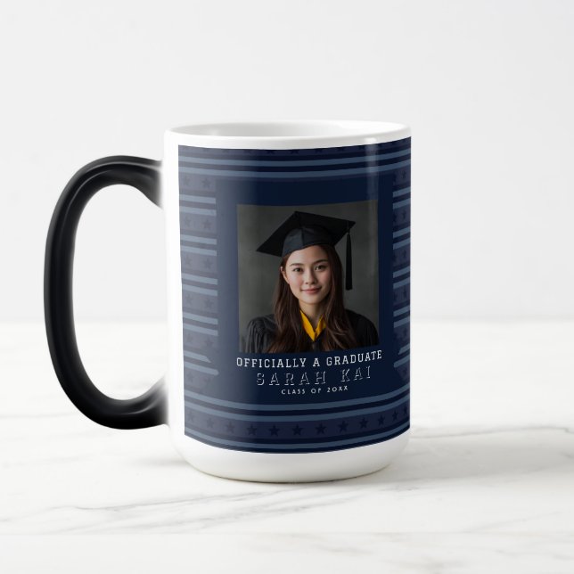 Mug Magic Impression élégante à rayures pour l'année de fin  (Gauche)