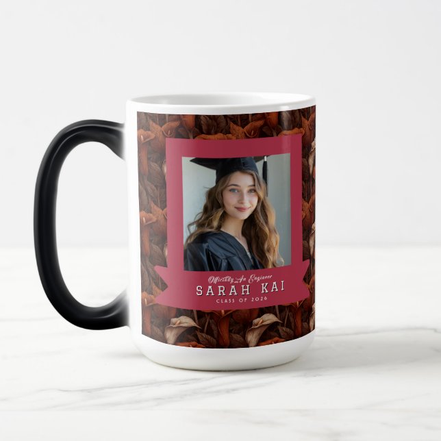 Mug Magic Impression élégante de callas pour le collège  (Gauche)