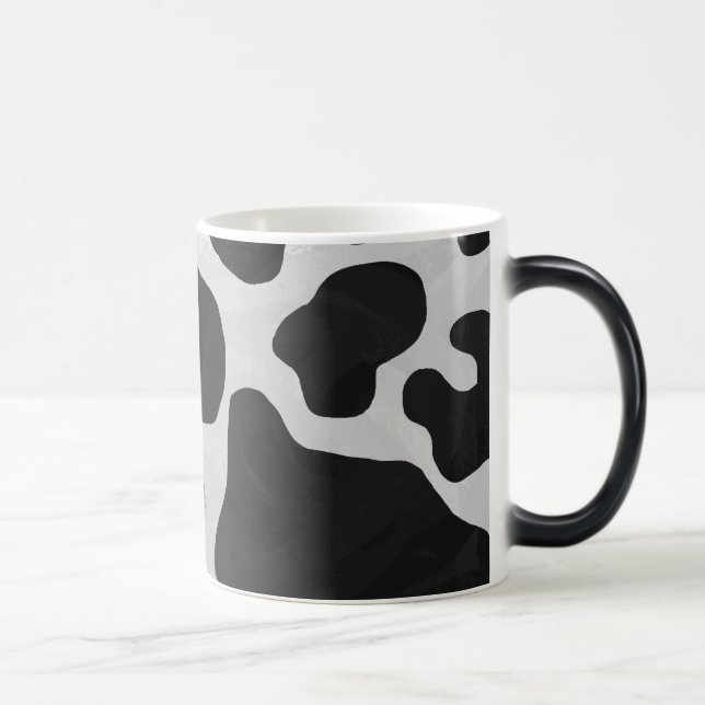 Mug Magic Impression noire et blanche de vache (Droite)