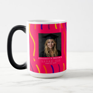 Mug Magic Impression rayure gras Classe de finissants de