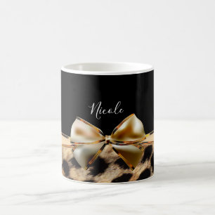 Mug Magic Imprimé animal noir et or léopard guépard