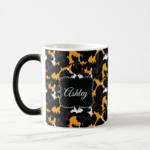 Mug Magic Imprimé Guépard Élégant Splash Fun Monogramme Pers