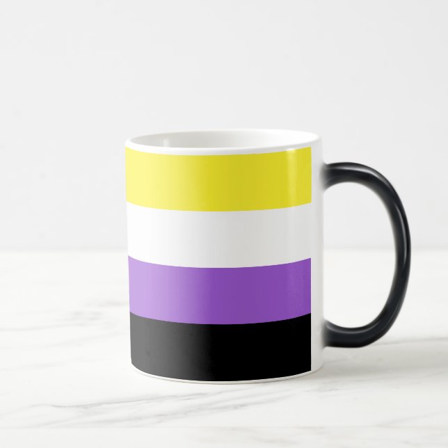 Mug Magic Indicateur de fierté non binaire (Droite)